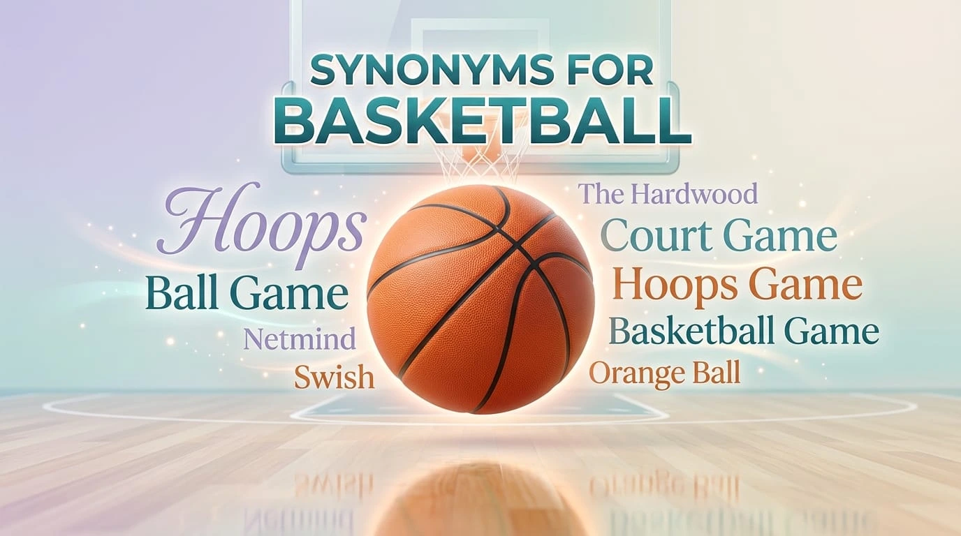 synonyms for basketball