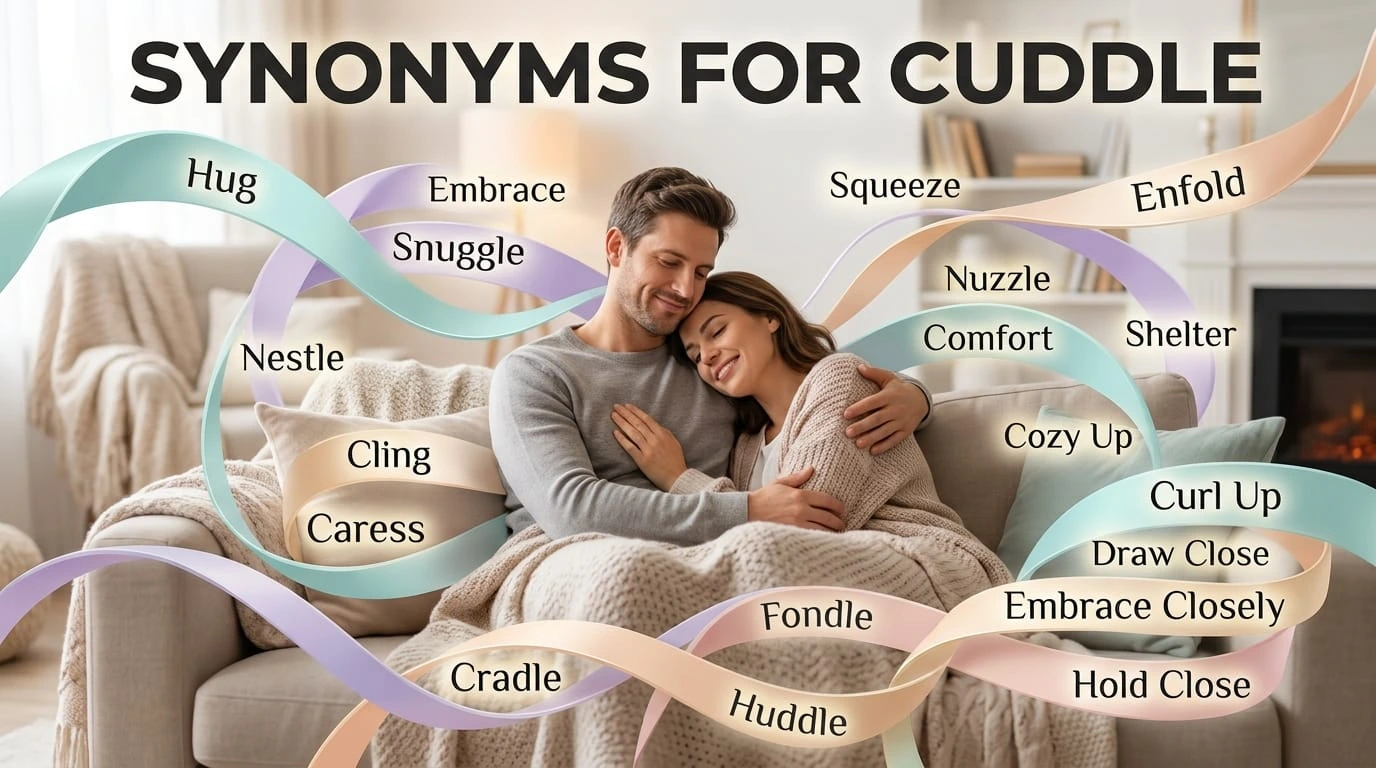 synonyms for cuddle