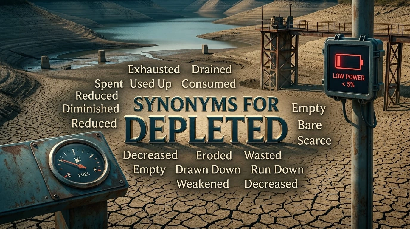 synonyms for depleted