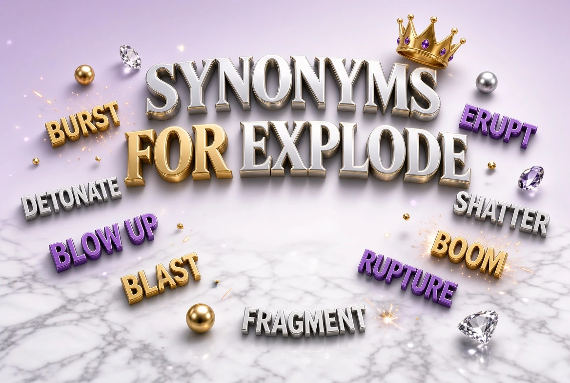 synonyms for explode