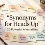 Heads up vs warning vs alert comparison showing the differences between these three common English expressions.