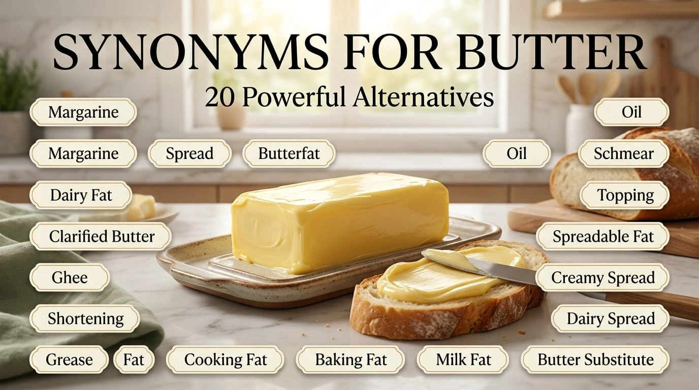 synonyms for butter