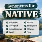 synonyms for native