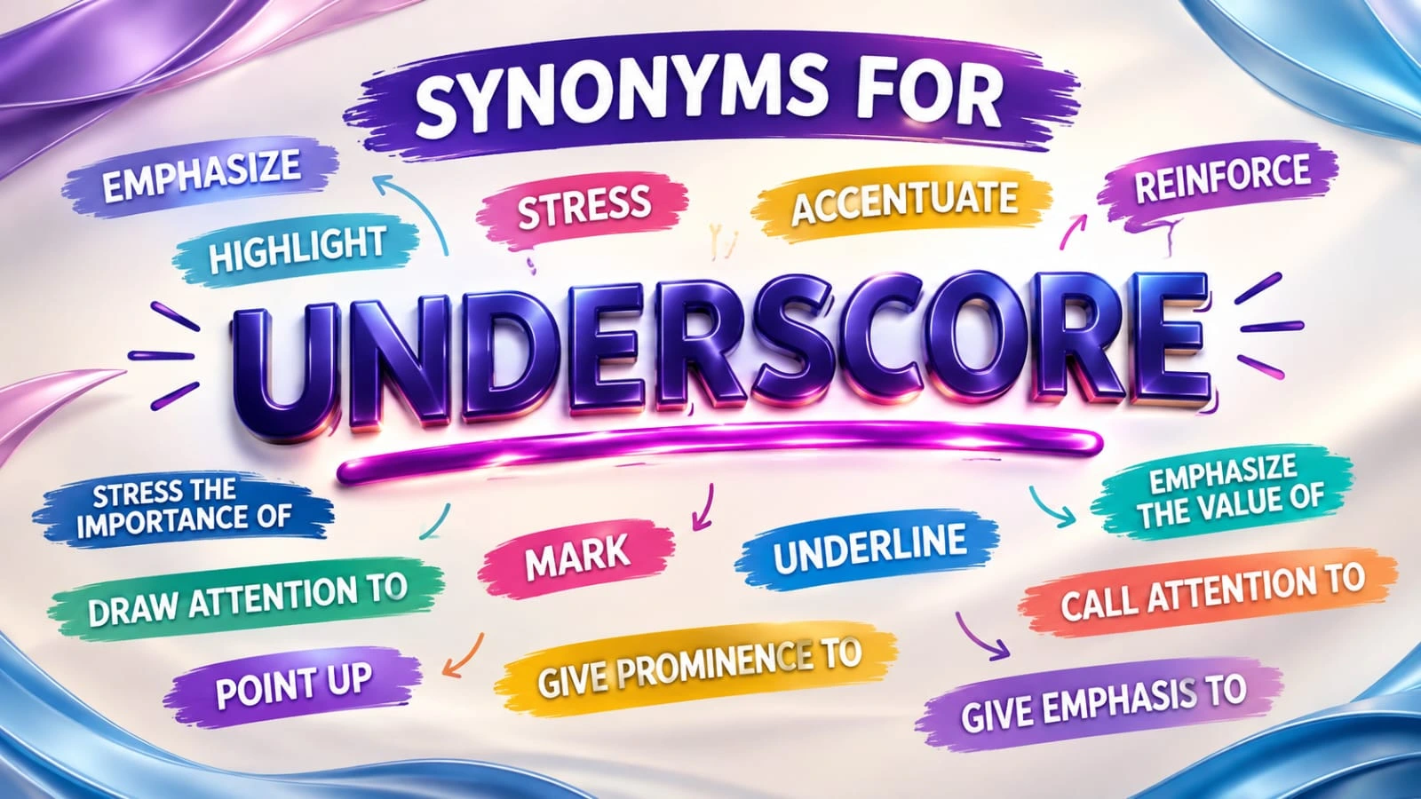 Synonyms for underscore: 30 powerful alternatives with meanings and examples